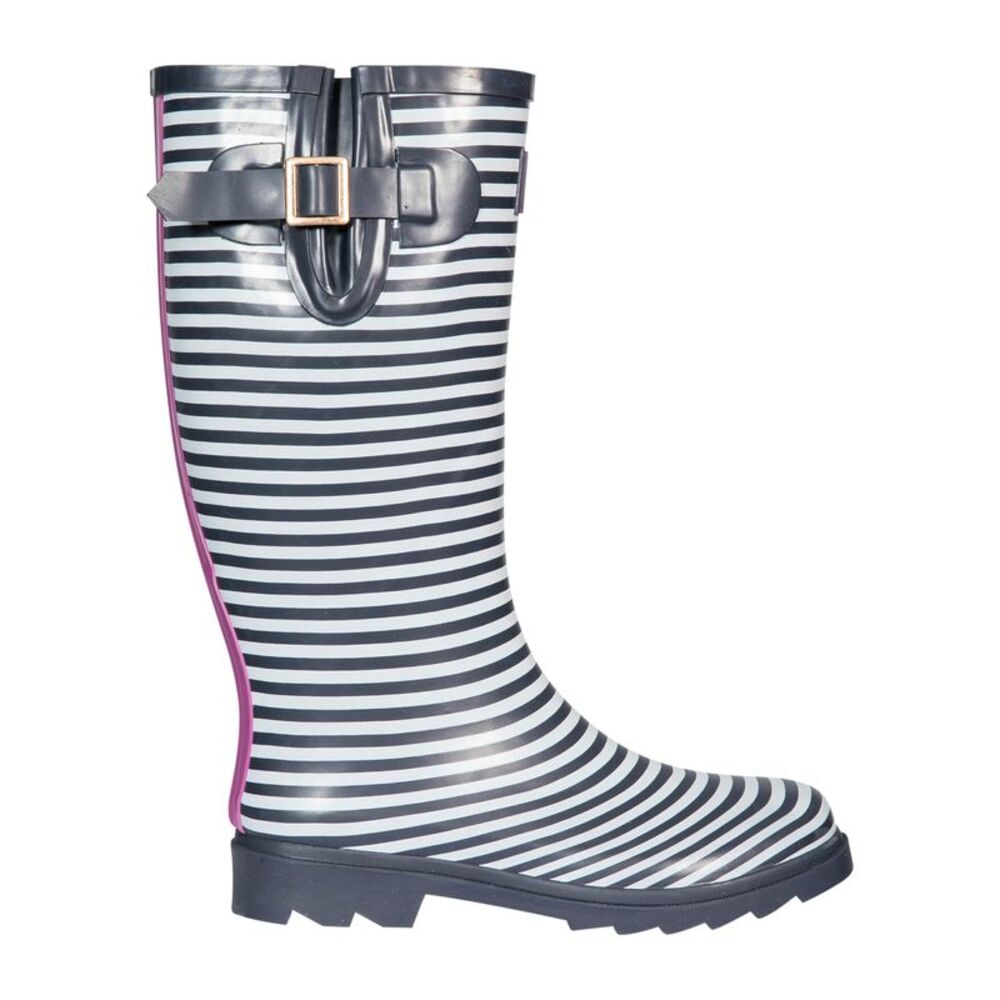 Trespass Womens/Ladies Samira Wellington Boots / Navy Stripe